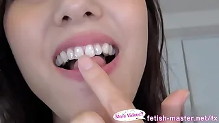 Japanese Asian Tongue Two-ply Face Nose Licking Sucking Kissing Handjob Fetish - More within reach fetish-master.net